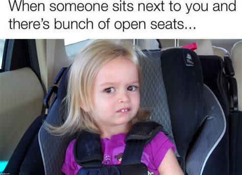 girl in car seat meme